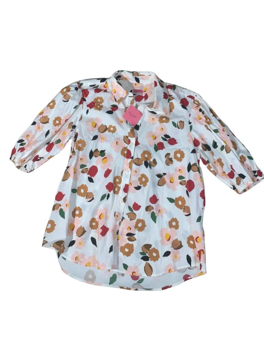 Kate Spade Botanical Garden Button Front Shirt - Size 12 - New with Tag